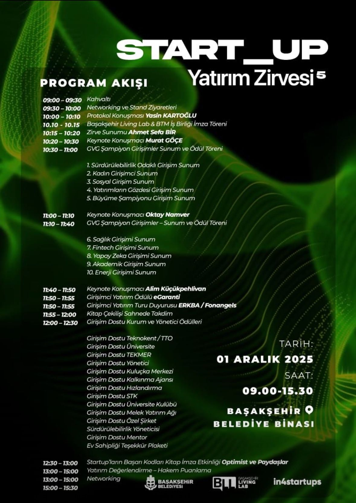 Startup Yatırım Zirvesi 2025 için hazırız!